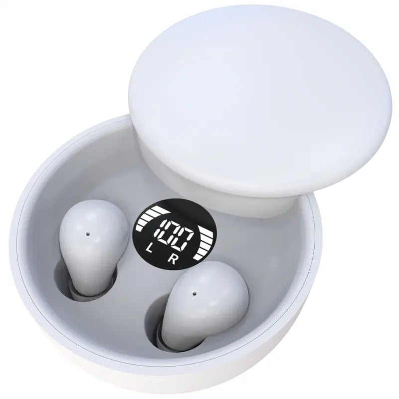  Mini Invisible Bluetooth 5.4 True Wireless In-Ear Earphones - Sports Audio Earbuds with Noise Cancelling Technology for Gaming and Summer Use