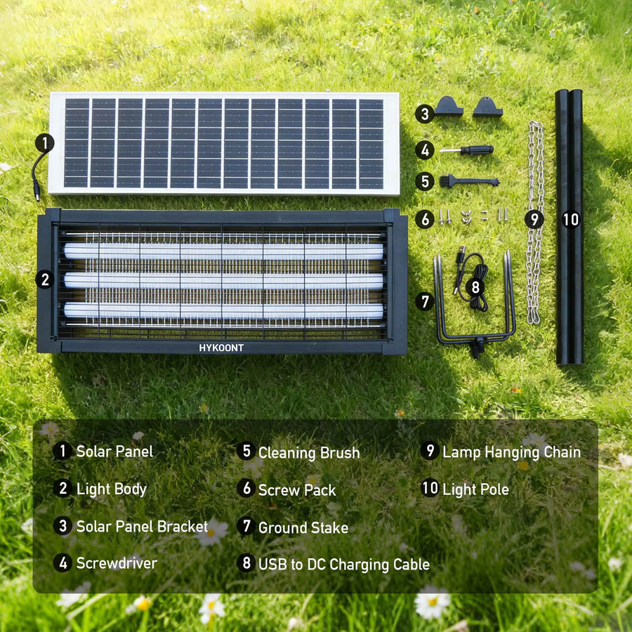 Solar LED Bug Zapper (18W)